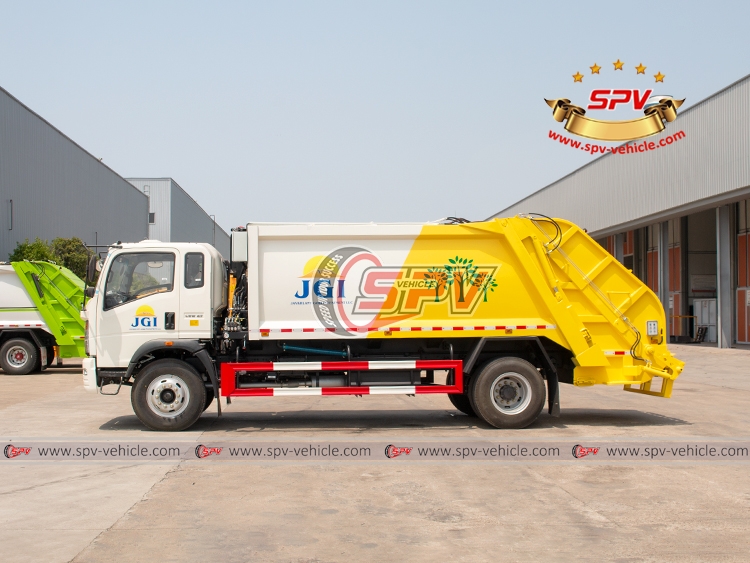 10 CBM Garbage Compactor Truck Sinotruk HOWO - LS 10 CBM Garbage Compactor Truck Sinotruk HOWO - LS